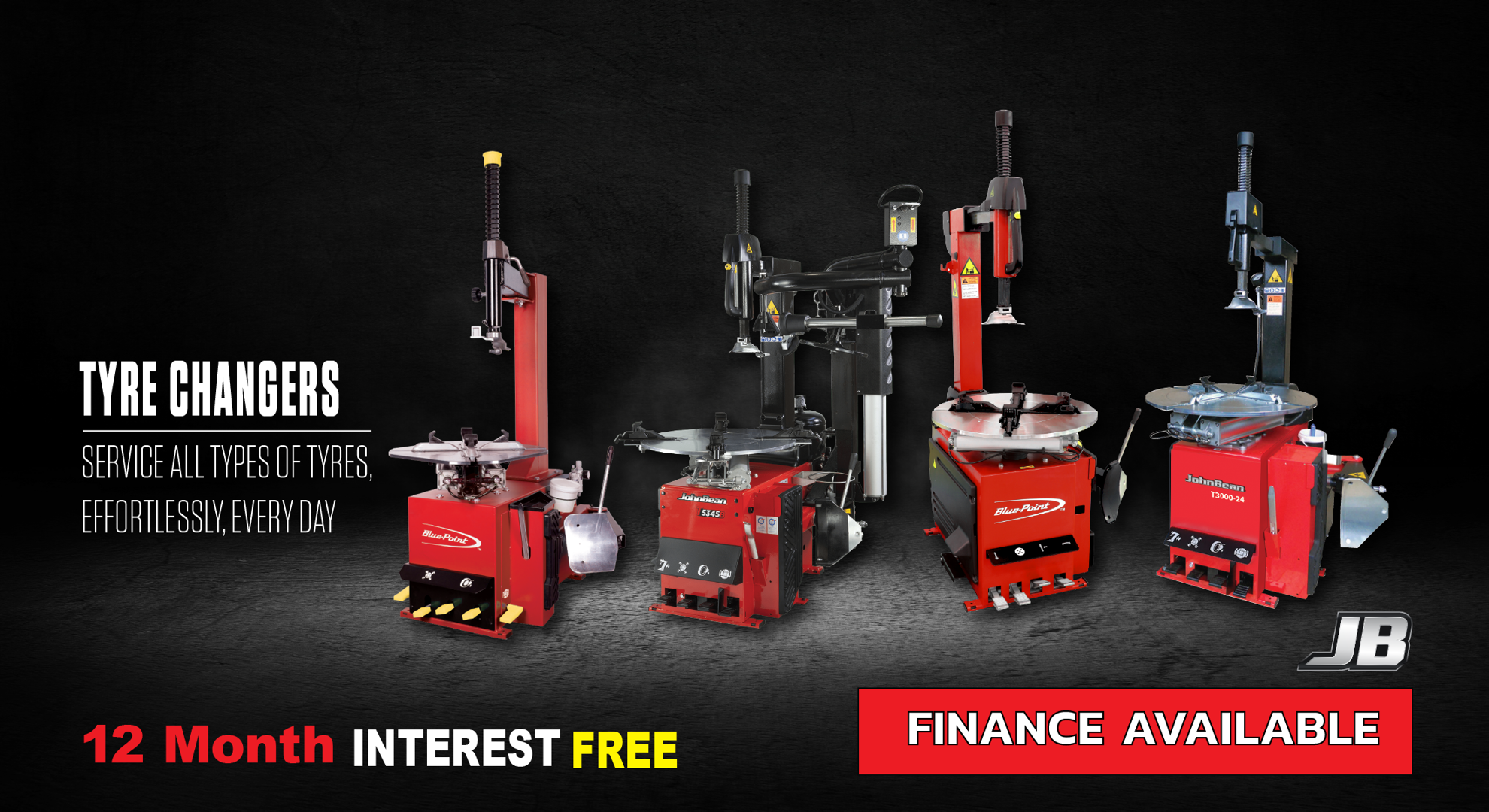JohnBean Wheel Service Equipment Tyre Changers
