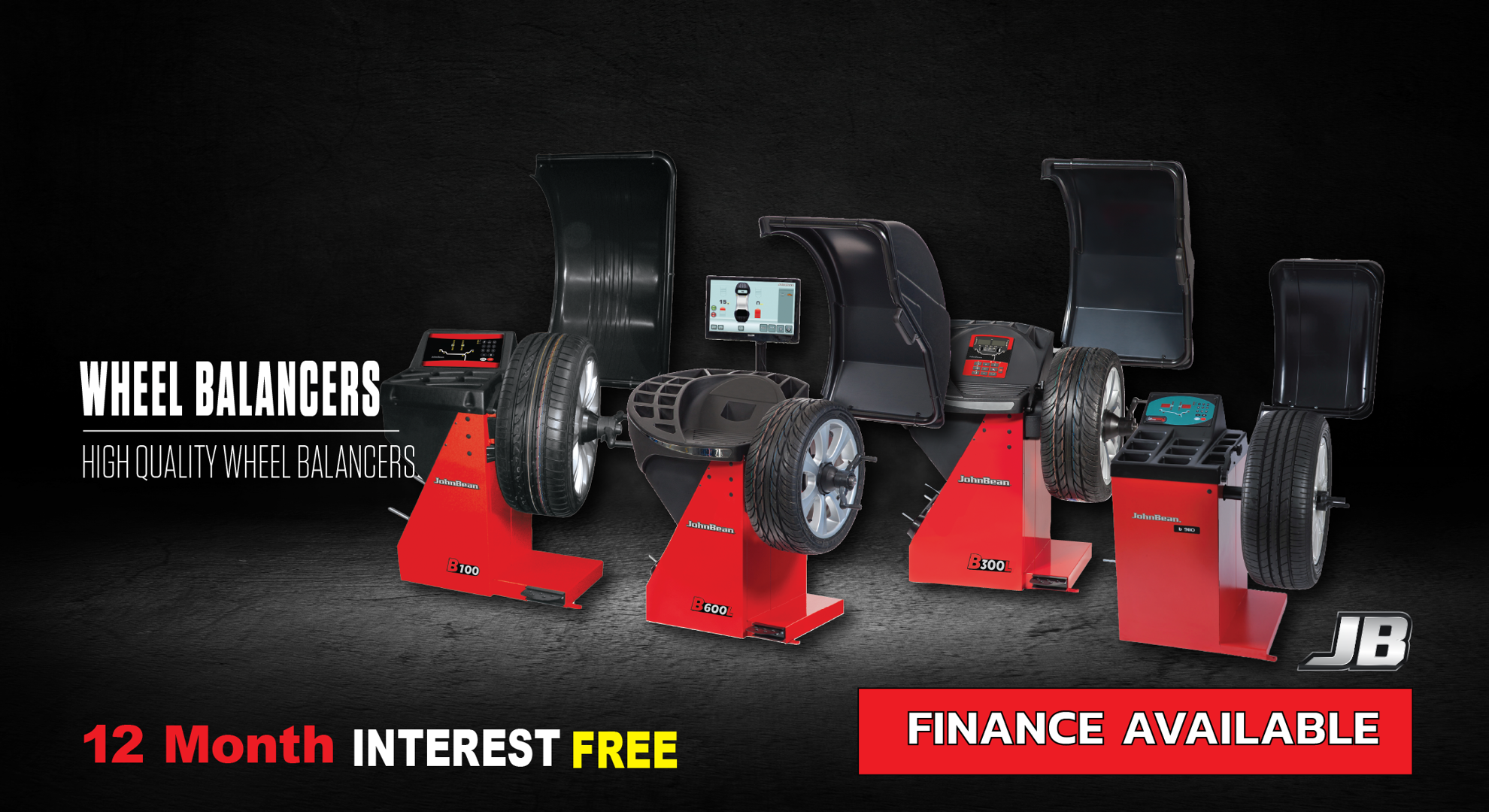 JohnBean Wheel Service Equipment Wheel Balancers